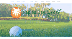 Desktop Screenshot of naplesbaygolf.com